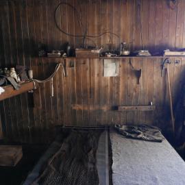 2018-19 Bunks in the Mess Deck inside Scott's 'Terra Nova' hut, Cape Evans