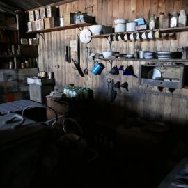 2018-19 Galley inside Scott's 'Terra Nova' hut, Cape Evans