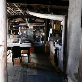 2018-19 Mess Deck inside Scott's 'Terra Nova' hut at Cape Evans