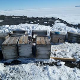 Fuel cache, Cape Evans (001)