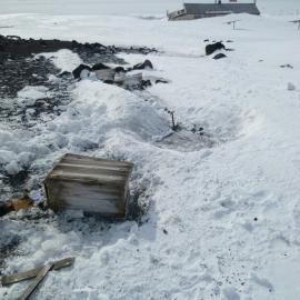 Box from Fuel cache, Cape Evans