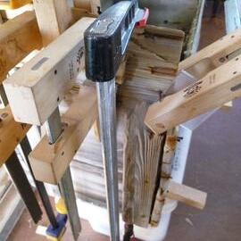 Repair of fuel box, Cape Evans