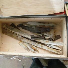 Venesta case parts inside Venesta case