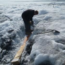 Kevin de Silva ice drilling