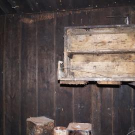 Improvised shelf, Scott's 'Discovery' hut