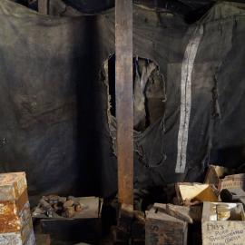 Provision boxes and artefacts, Scott's 'Discovery' hut