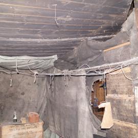 Artefacts in stove area, Scott's 'Discovery' hut