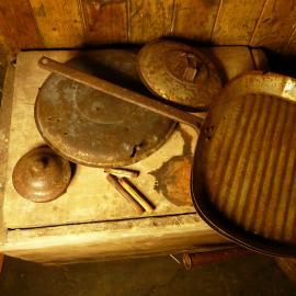 Artefacts in Galley, Scott's 'Terra Nova' hut 