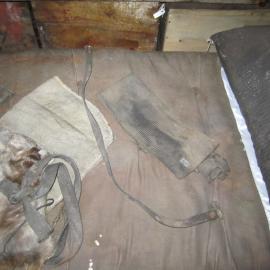 Artefacts on Taylor's bunk, Scott's 'Terra Nova' hut 