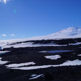 Mount Erebus from Cape Evans