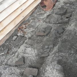 Coal in situ, Scott's Terra Nova hut