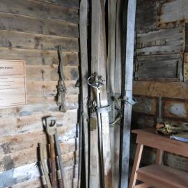 2013-14 Skis in the Entranceway of Scott's 'Terra Nova' hut, Cape Evans (007)