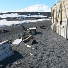 2013-14 Artefacts outside Scott's 'Terra Nova' hut, Cape Evans (009)