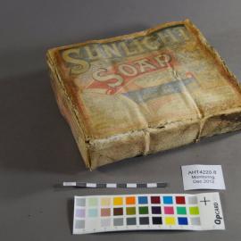2012-13 Shackleton's 'Nimrod' hut artefact monitoring - Sunlight soap