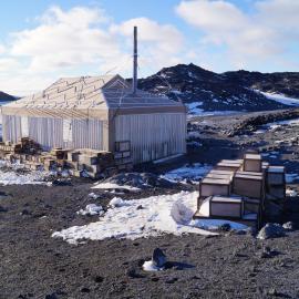 Shackleton's 'Nimrod' hut and food depot (001)