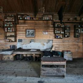2012-13 Shackleton's 'Nimrod' hut inspection, interior (001)