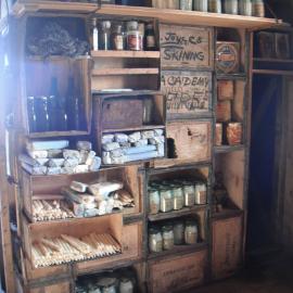 Venesta case shelving, Shackleton's 'Nimrod' hut