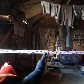 2012-13 Shackleton's 'Nimrod' hut survey, interior (022)