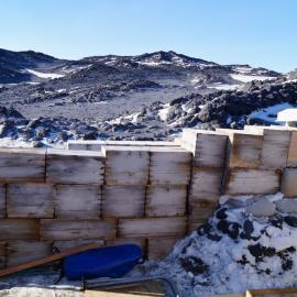 2012-13 Shackleton's 'Nimrod' hut survey, exterior (011)