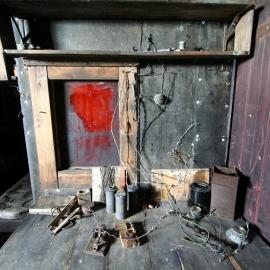 Make and mend table, Scott's 'Terra Nova' hut