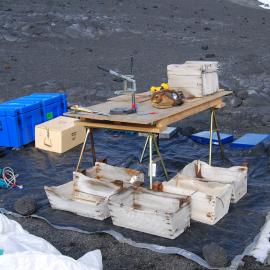 2007-08 Box repair station set up, Cape Royds