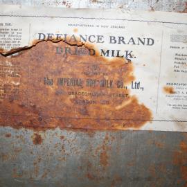 Milk Label - 'Defiance Brand' Dried Milk (001)