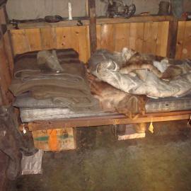 Bed frame belonging to Sir Robert Falcon Scott, Scott's 'Terra Nova' Hut (003)