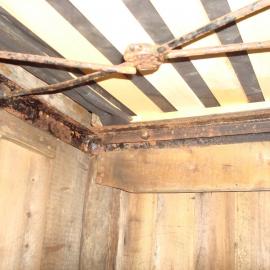 Bed frame belonging to Frank Debenham, Scott's 'Terra Nova' Hut