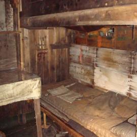 Bed frames belonging to Gran and Taylor, Scott's 'Terra Nova' Hut 