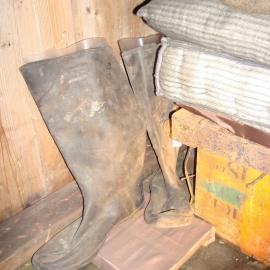 Bed frame belonging to Sir Robert Falcon Scott, Scott's 'Terra Nova' Hut (004)