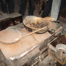 Blubber stove in Scott's 'Discovery' Hut