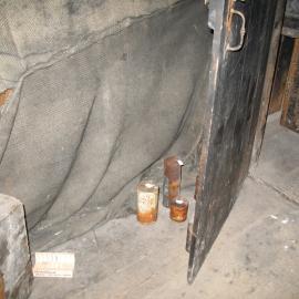 Corroded tins of food with coating applied, Scott's 'Discovery' Hut (001)