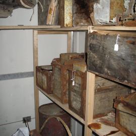 Artefacts stored in container AHT2, Scott Base (004)