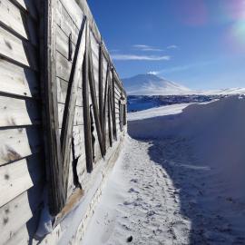 2017-18 Scott's 'Terra Nova hut, South elevation