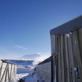 2017-18 Scott's 'Terra Nova' hut and Mount Erebus