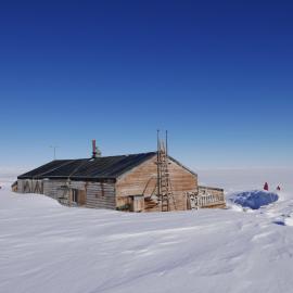 2017-18 Scott's 'Terra Nova' hut, South and East elevations