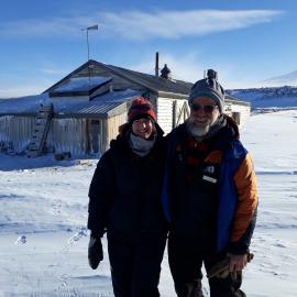 2017-18 Antarctic Heritage Trust's Lizzie Meek and Al Fastier