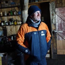 2017-18 Antarctic Heritage Trust Heritage Carpenter Geoff Cooper