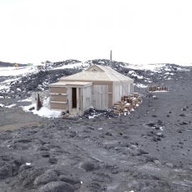 2017-18 Shackleton's 'Nimrod' hut, exterior, South and West elevations