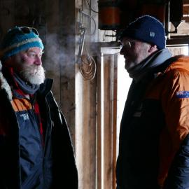 2017-18 Antarctic Heritage Trust Programme Manager, RSHRP Al Fastier and Heritage Carpenter Geoff Cooper