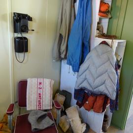 2017-18 Hillary's TAE/IGY hut, interior, Hillary's Room artefacts