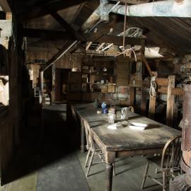 2017-18 Scott's 'Terra Nova' hut, interior, Wardroom