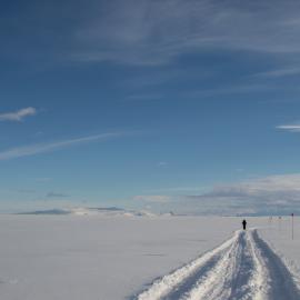 2017-18 Skier on Hägglunds tracks