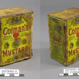 Colmans mustard tins