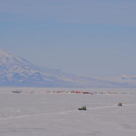 2013-14 AHT team taking Hägglunds transport from Scott Base (005)