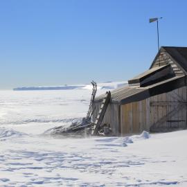 2018-19 South-West corner of Scott's 'Terra Nova' hut, Cape Evans