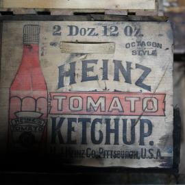 2018-19 Heinz box inside Scott's 'Terra Nova' hut, Cape Evans