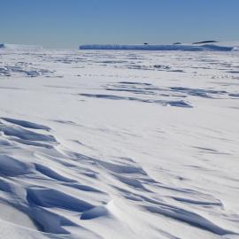 2018-19 Sastrugi formations on the sea ice, Cape Evans (001)