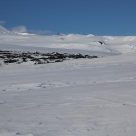 2018-19 Panorama of Barne Glacier and Mount Erebus, Cape Evans (007)