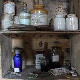 2018-19 Shelves inside Shackleton's 'Nimrod' hut, Cape Royds